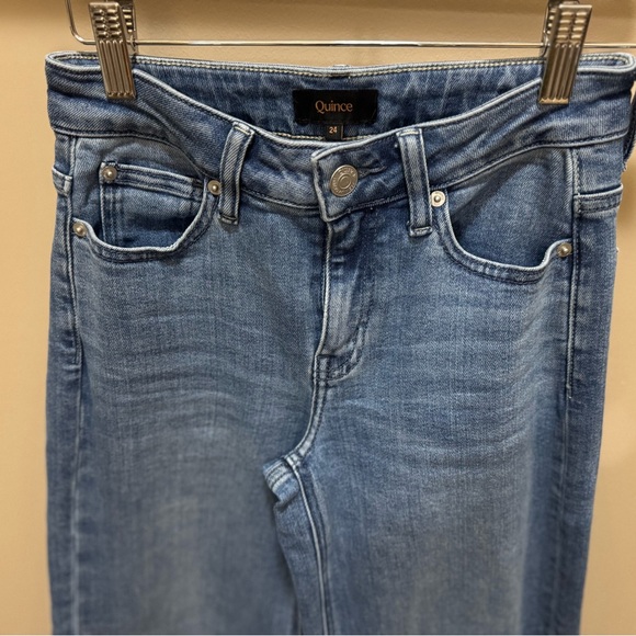Quince Luna Stretch Wide Leg Jeans 24 - Picture 7 of 7